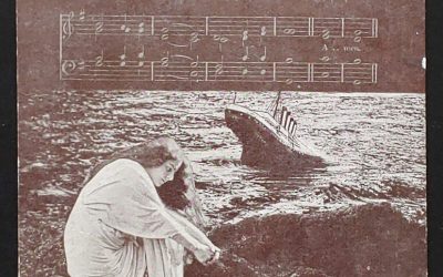 RMS Titanic Unused Nearer My God to Thee Postcard