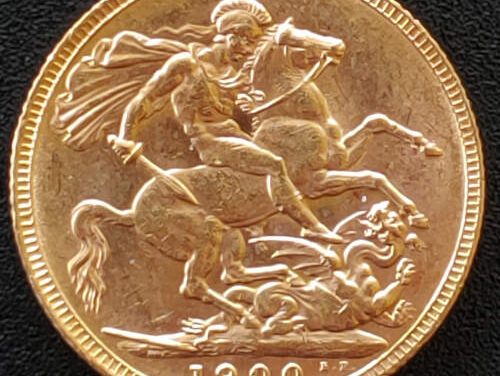 Great Britain XF 1900 Queen Victoria Gold Sovereign .2355oz AGW