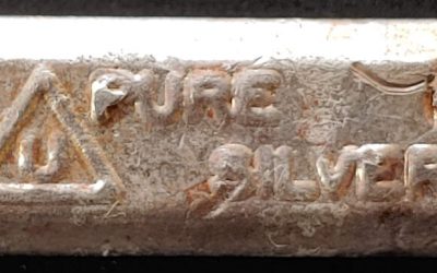 B.C. Centennial 1971 poured 2 oz pure Silver Bar