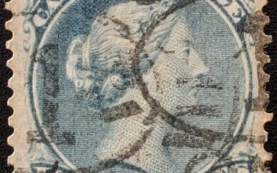 Canada #30e Fine Used 1875 15c Deep Blue Shade