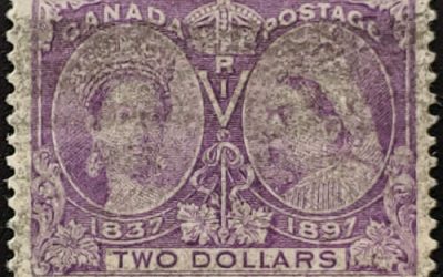Canada #62 Fine Used 1897 $2 Jubilee