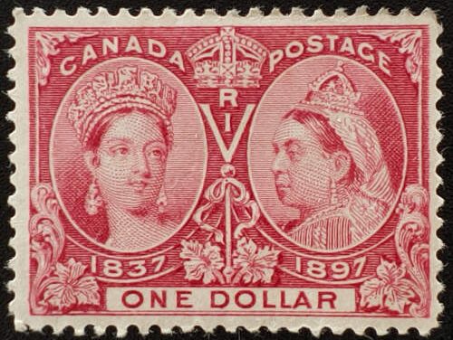 Canada #61 Fine Mint 1897 $1 Jubilee