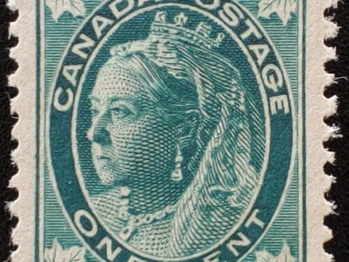 Canada #67 VFNH 1897 1c QV Maple Leaf