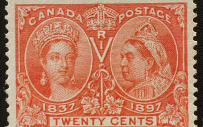 Canada #59ii Fine+ Unused 1897 20c W-E Variety