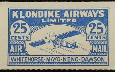 Canada #CL45 VFNH 1928 25c Klondike Airways