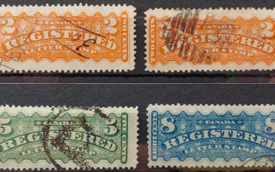 Canada #F1-F3 Fine+ Used 1875/96 R.L.S. Set (4)