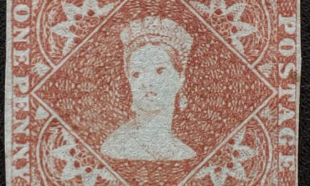 Nova Scotia #1 Fine Unused 1853 1d Red Brown