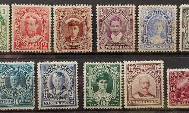 Newfoundland #104-114 F/VF Mint 1911 Set incl re-entries (14)
