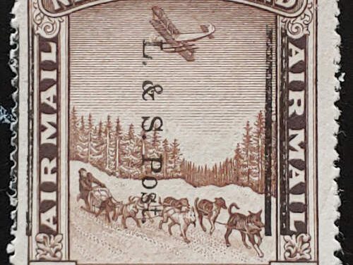 Newfoundland #211ii VF Mint 1933 15c Shifted Overprint