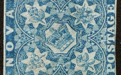 Nova Scotia #2 Fine+ Unused 1857 3d Blue