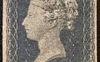 G.B. #1 Fine Mint 1840 1d Black Position P-G Plate 1b