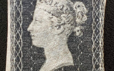 G.B. #1 Fine Unused 1840 1d Black, Pos. F-L Pl. 1b US$12,500