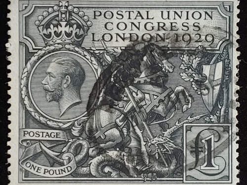 G.B. #209 Fine Used 1929 Postal Union Congress Pound