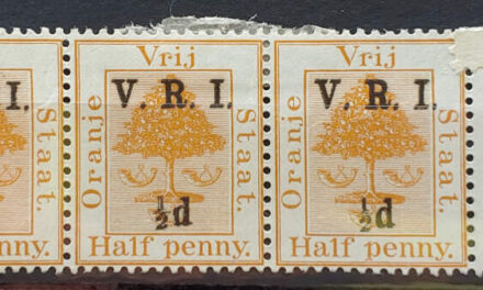 O.R.C. #44h Mint HR 1900 1/2d on 1/2d Strip incl Doubling (3)