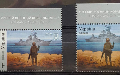 Ukraine VFNH 2022 Russian Warship Go original Set (2)