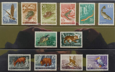 Yugoslavia #399-409 Never Hinged 1954 Animals Set (12)