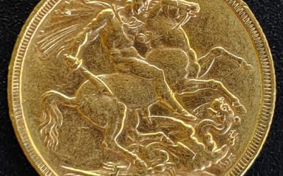Australia VF+ 1889M Queen Victoria Gold Sovereign .2355oz AGW