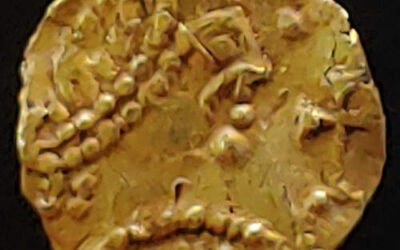 Anglo Saxon 618-655 AD Gold Thrysma, Crondall type