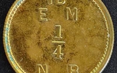 Hudson’s Bay Company Unc 1857 1/4 Made Beaver Token