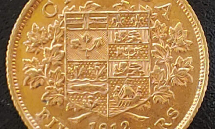 Canada XF 1912 George V Gold $5 .242oz AGW