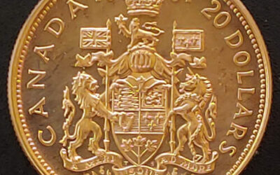 Canada BU 1967 Centennial Gold $20 single year type .529 oz AGW