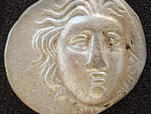 Greece, Rhodos 304-167 BC 2.5gm Silver Drachm