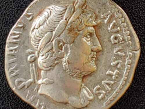 Hadrian 117-138 AD 3.11gm Silver Denarius w/ Hercules