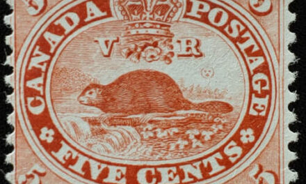 Canada #15 Fine Unused 1859 5c Beaver