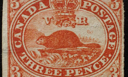 Canada #4 Fine Unused 1852 3d Beaver