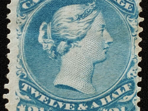 Canada #28 Fine+ Unused 1868 12.5c Large Queen