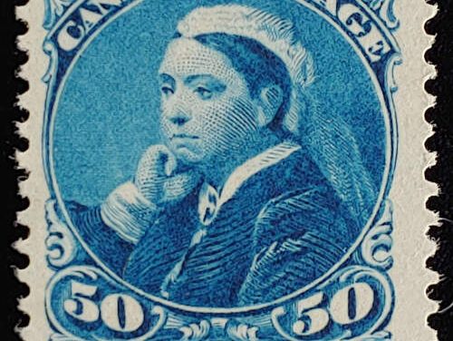Canada #47 VF Unu 1893 50c Widow Weed