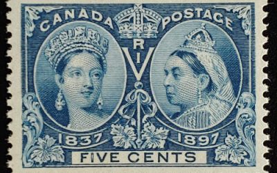 Canada #54 VFNH 1897 5c Jubilee