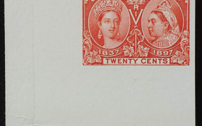 Canada #59P VF LL 1897 20c Plate Proof