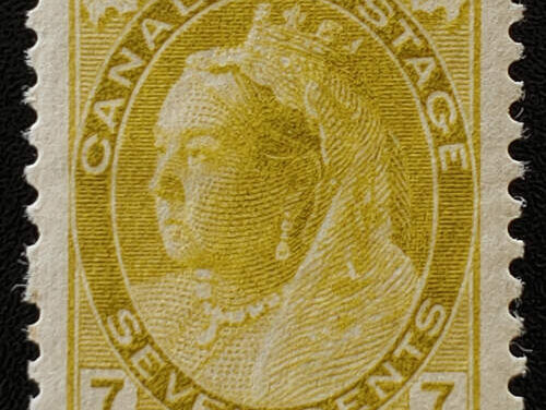 Canada #81 VF+ Mint 1902 7c Queen Victoria Numeral