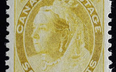 Canada #81 F/VF Never Hinged 1902 7c QV Numeral shade