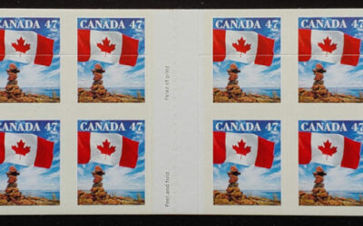 Canada #1707a Never Hinged 2000 47c Shifted Die Cutting Booklet