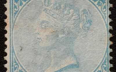 Vancouver Island #6 Fine Used 1865 10c Blue
