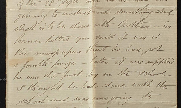 New Westminster, B.C. 15 Oct 1883 Marcus Smith letter to wife