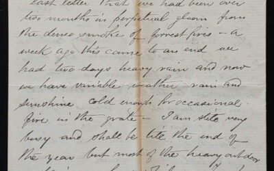 New Westminster, B.C. 17 Sep 1883 Marcus Smith Letter