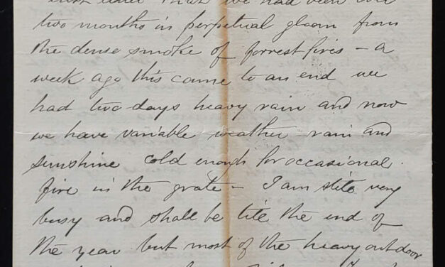 New Westminster, B.C. 17 Sep 1883 Marcus Smith Letter