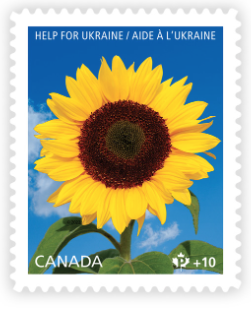 New Canada Post stamp for Ukraine Humanitarian Relief