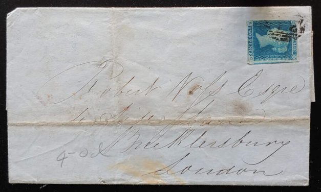 G.B. #4 16 Nov 1849 2d London FLS