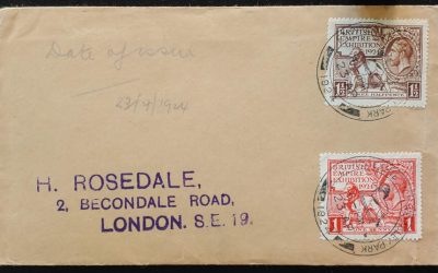 G.B. #185-6 23 Apr 1924 Empire Exhibition Set First Day Cover