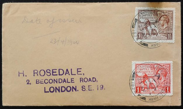 G.B. #185-6 23 Apr 1924 Empire Exhibition Set First Day Cover