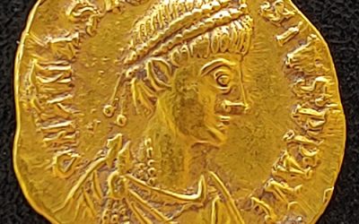 Anastasius I AD 491-518 1.5gm Gold Tremissis