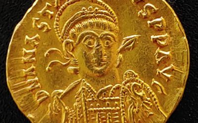 Anastasius I 491-518 AD 4.40gm Gold Solidus