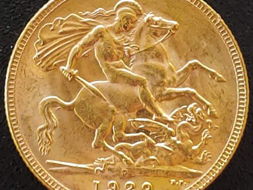 Australia AU 1929P George V Gold Sovereign .234oz AGW