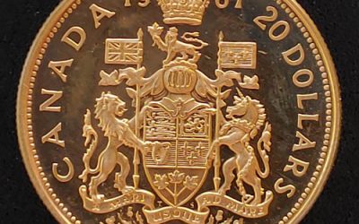 Canada BU 1967 Centennial Gold $20 .529oz AGW