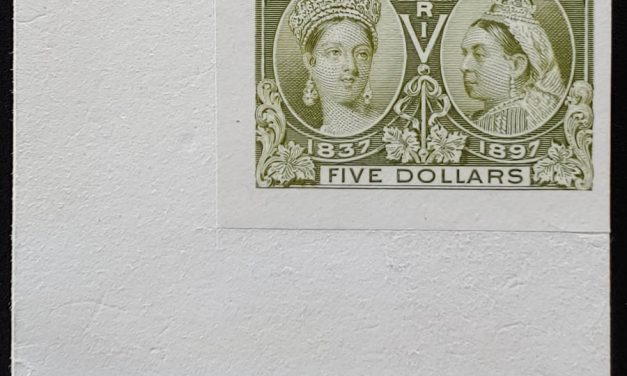 Canada #65P VF LL 1897 $5 Plate Proof, 800 exist