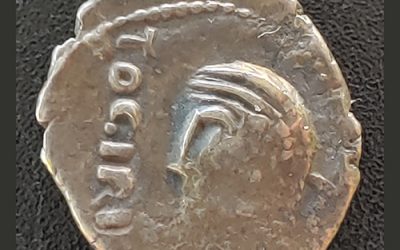 Celtic Gaul/Sequani ca 75 BC King Togirix 1.96gm Silver Quinarius